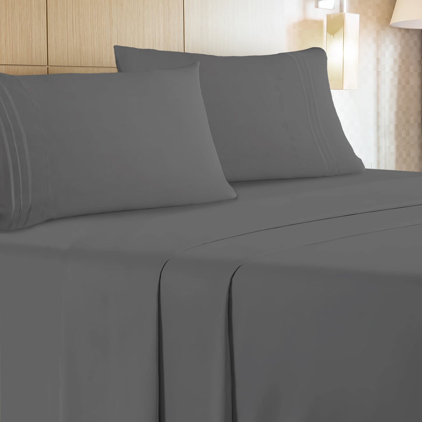 Kathy Ireland Home 4 Piece Microfiber Bed Sheet Set