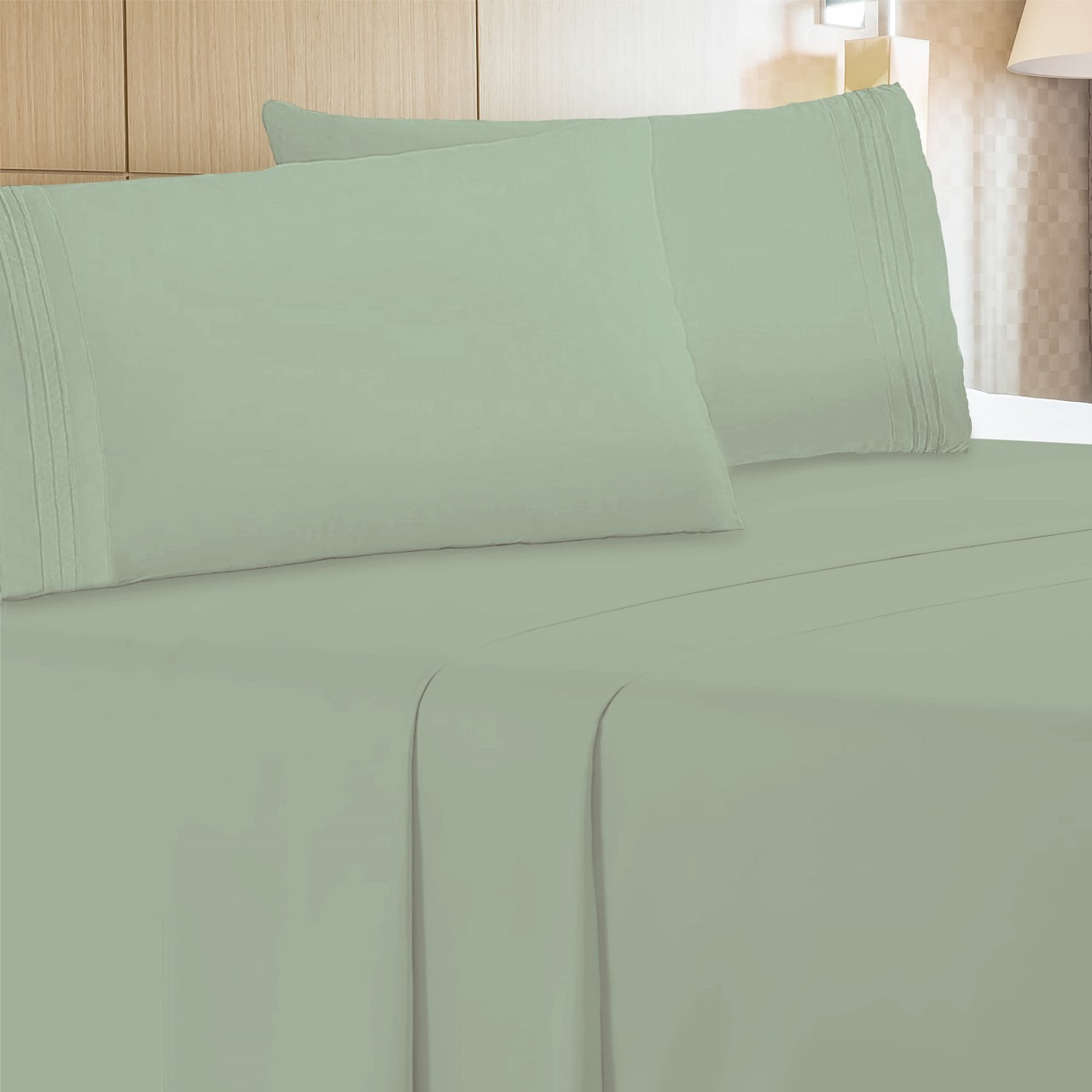 The Luxe 4 Piece Microfiber Bed Sheet Set